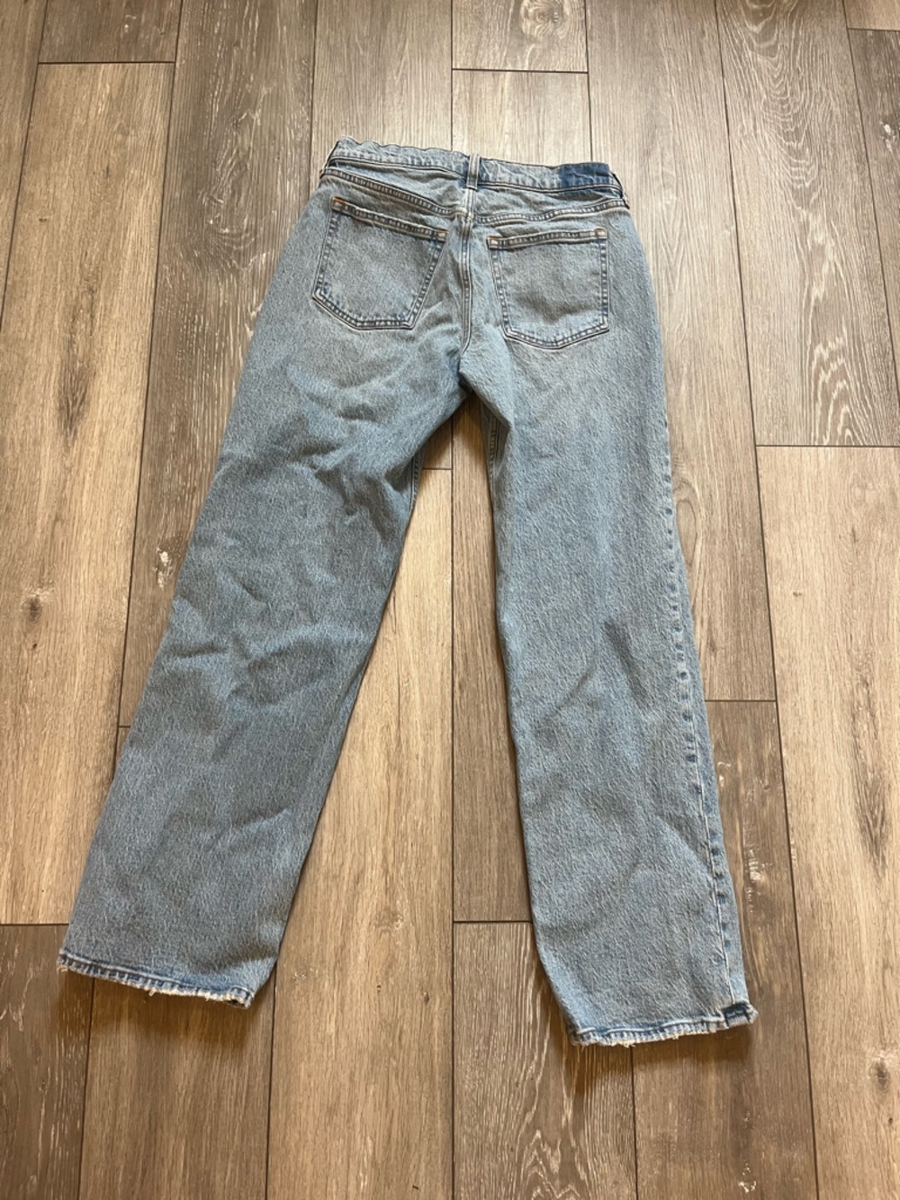 Abercrombie & Fitch the Baggy Low Rise Size 27 Light Wash - Picture 4 of 7